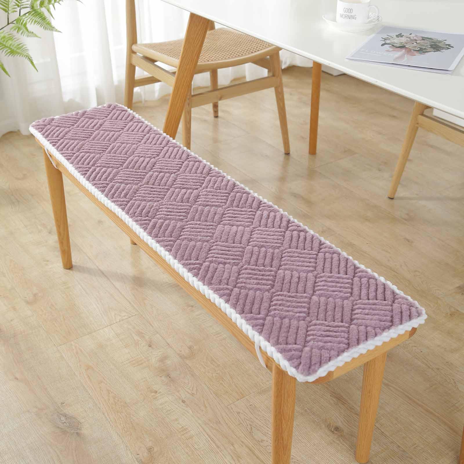 Cojines para Banco de Cocina 120x40 cm Cojín Interior para Bancos de Madera Colchoneta de Jardín Almohada de Banco Cojines de Patio t y Estilo.