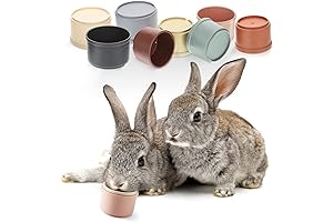 MEWTOGO Stacking Cups for Rabbits: Aesthetic Bunny Supplies