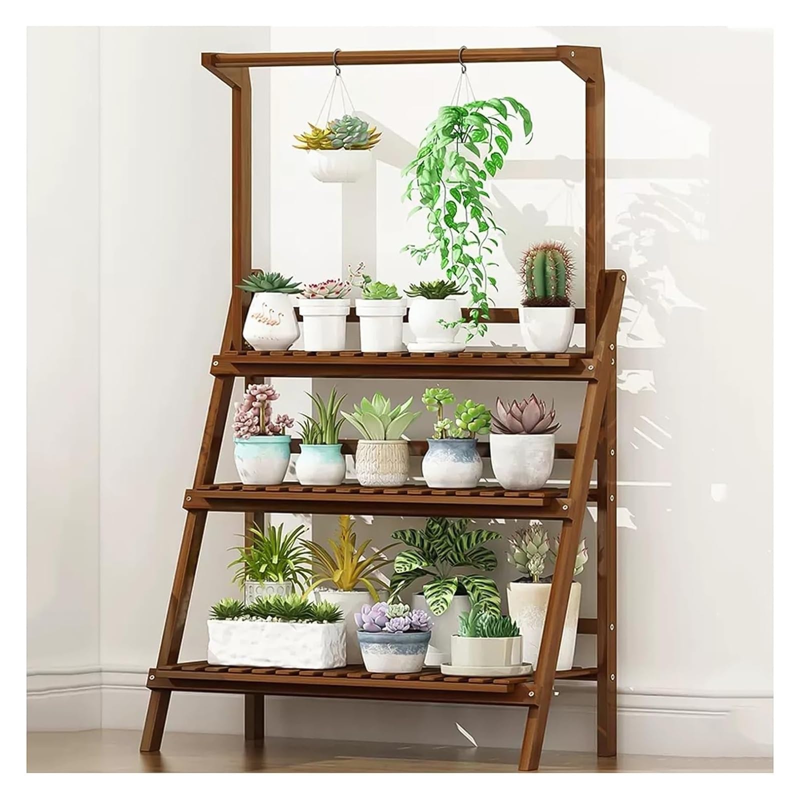 Support pour plantes d'intérieur et meuble de rangement de patio