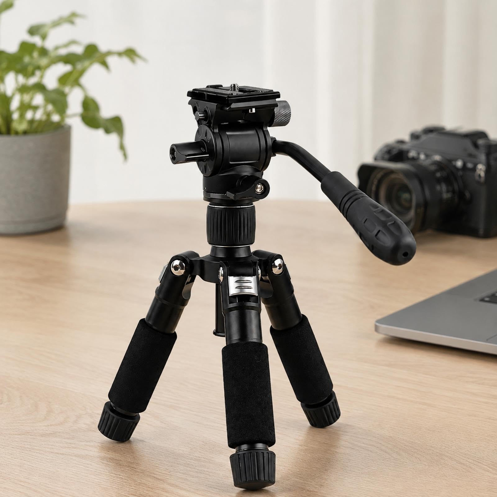 Morsetto portatile per fotocamera con testa fluida Arca
