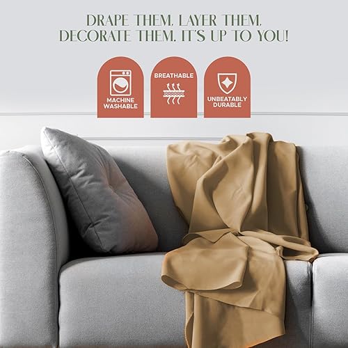 Miniatura 5 de Manta de forro polar para cama, sofá 50 x 60 pulgadas, estándar - Manta de microfibra ultrasuave y cálida para uso doméstico y al aire libre, manta