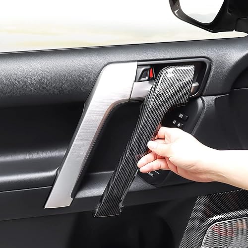 Miniatura 4 de Para Toyota Land Cruiser Prado 150 2010-2023 2020 2021 2022 Reemplazo de puerta Accesorios de modificación de marco de reposabrazos grande (patrón