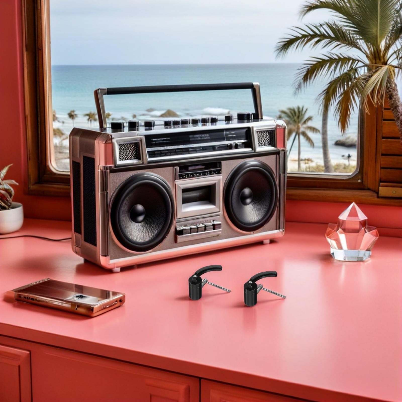 Housoutil Sollevatore Braccio per Giradischi in Plastica e Metallo Protezione Automatica e Regolazione Altezza, Accessorio per Manutenzione Vinili e Dj Turntable