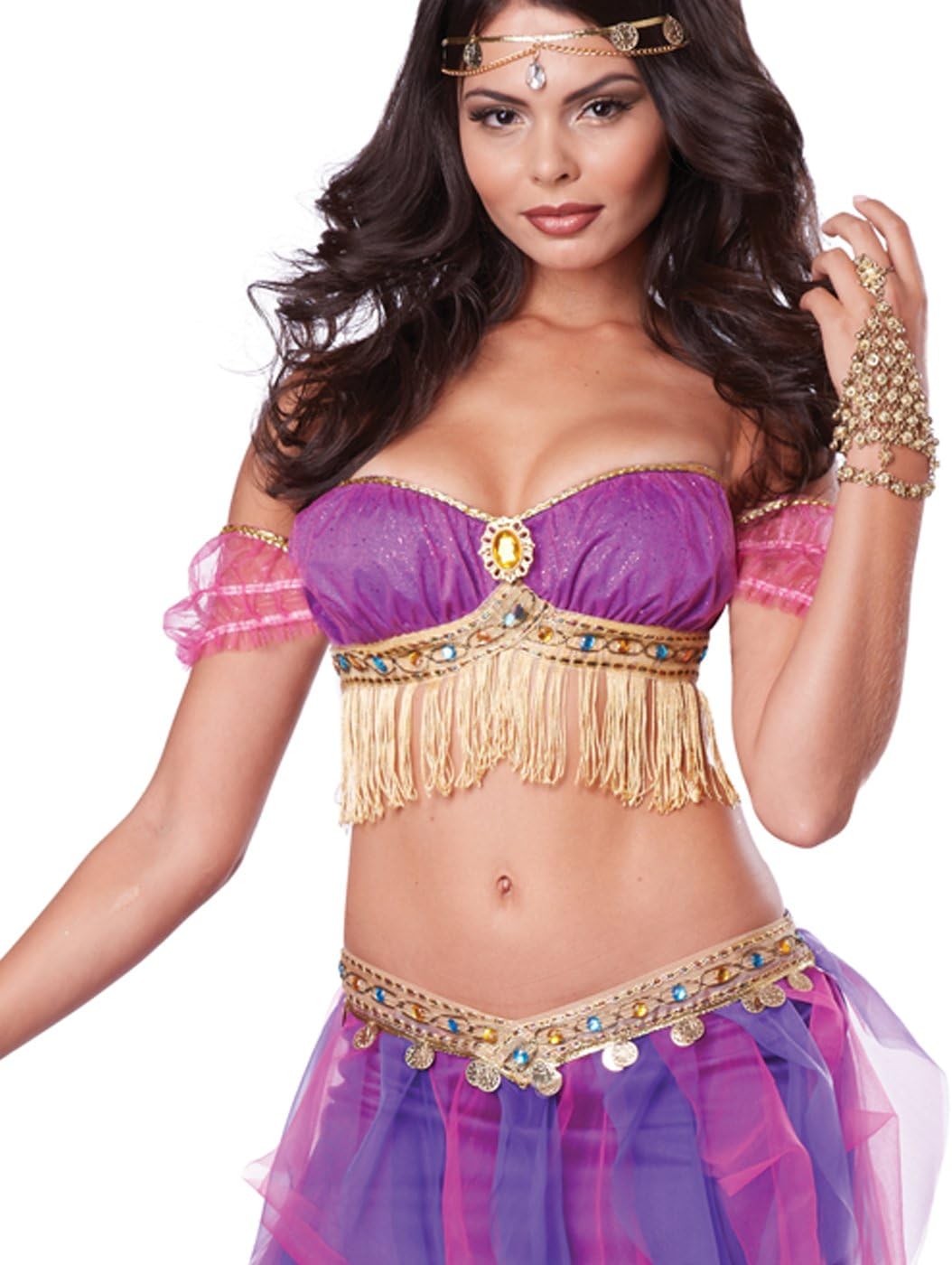 California Costumes Women's Belly Dancer Sexy Two Piece Genie Costume