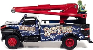 Auto World Rat Fink 1990 Ford Utility Bucket Truck 1:34 Scale Die- Cast Model Car