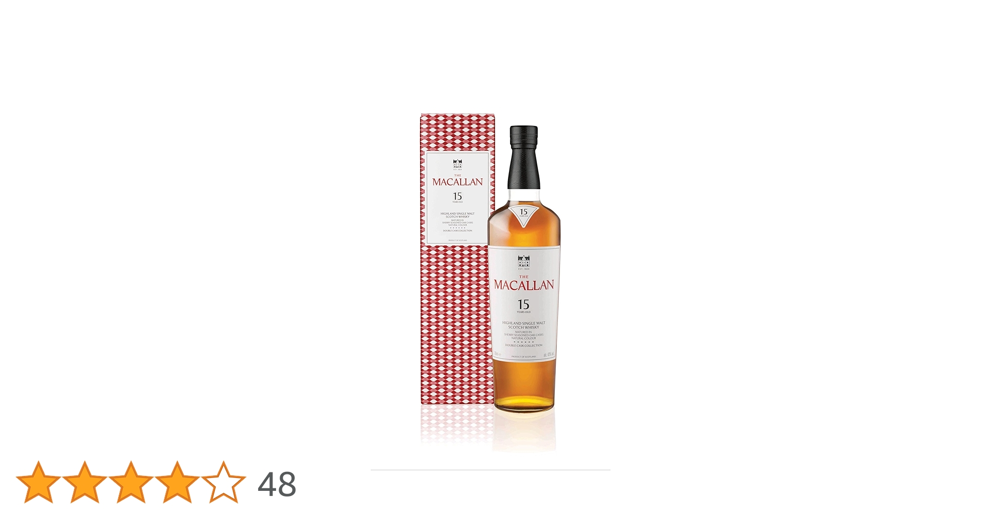 MACALLAN 15年 シングルモルトウイスキー 700ml 43% Amazon.co.jp: サントリー ザ マッカランダブルカスク 15年