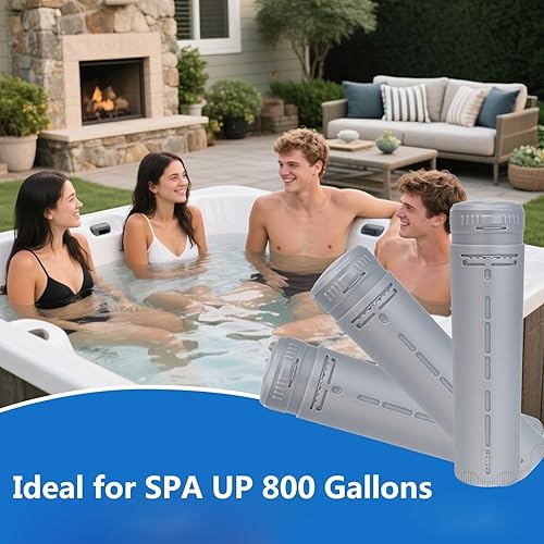 Miniatura 5 de Hot Tub in-line Smartchlor Cartridges Replacement for Frog Ease,Artesian,Hot Spring,Marquis,Caldera,UP to 600 Gallons,3 Packs