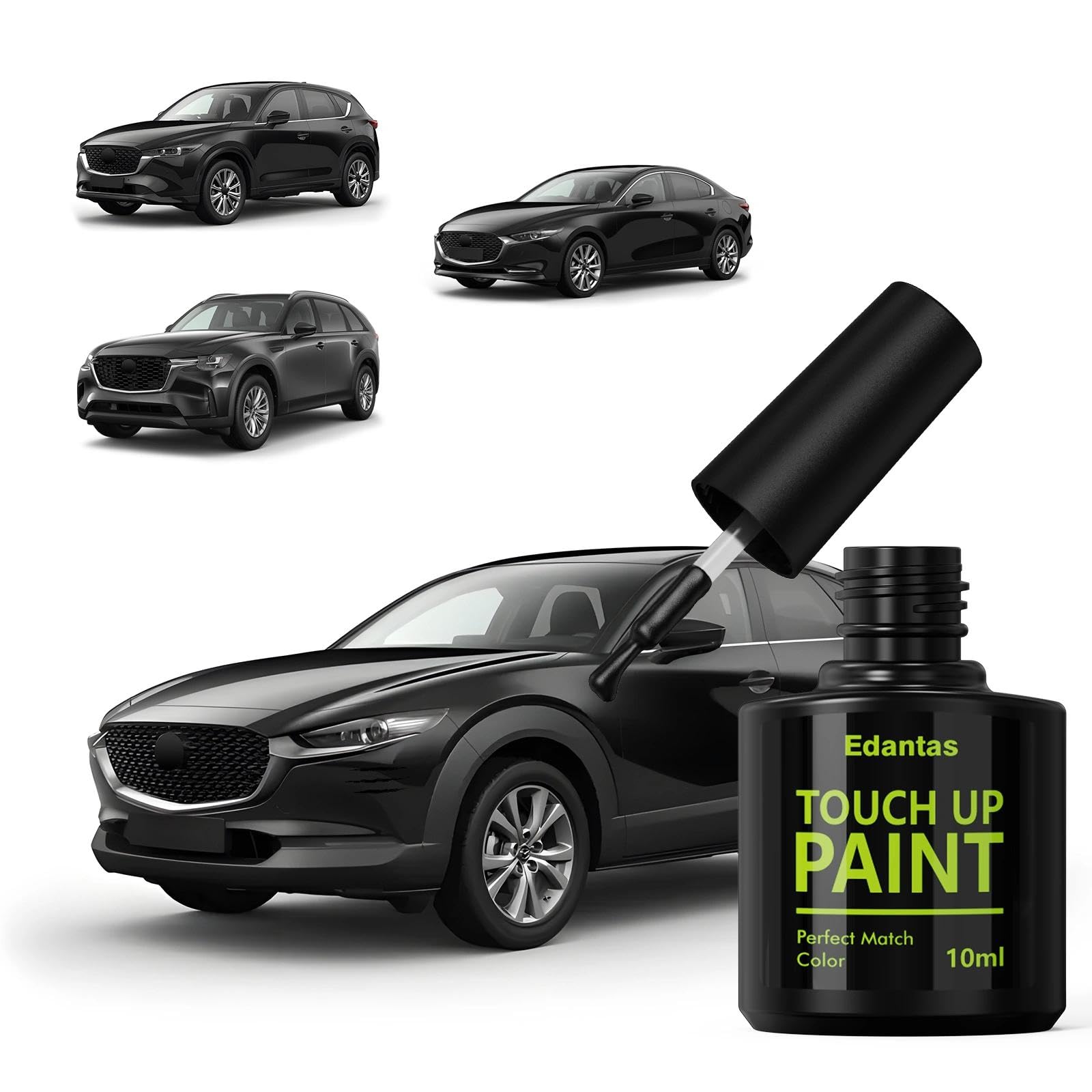 Amazon.com: Edantas 41W Jet Black Touch Up Paint for Mazda Cars