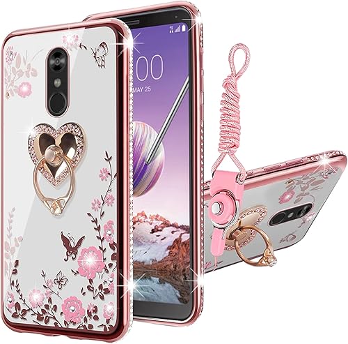 Miniatura 10 de Funda protectora de TPU de silicona suave con purpurina para LG Stylo 4LG Q StylusLG Stylus 4LG Stylo 4 Plus (verde brillante)