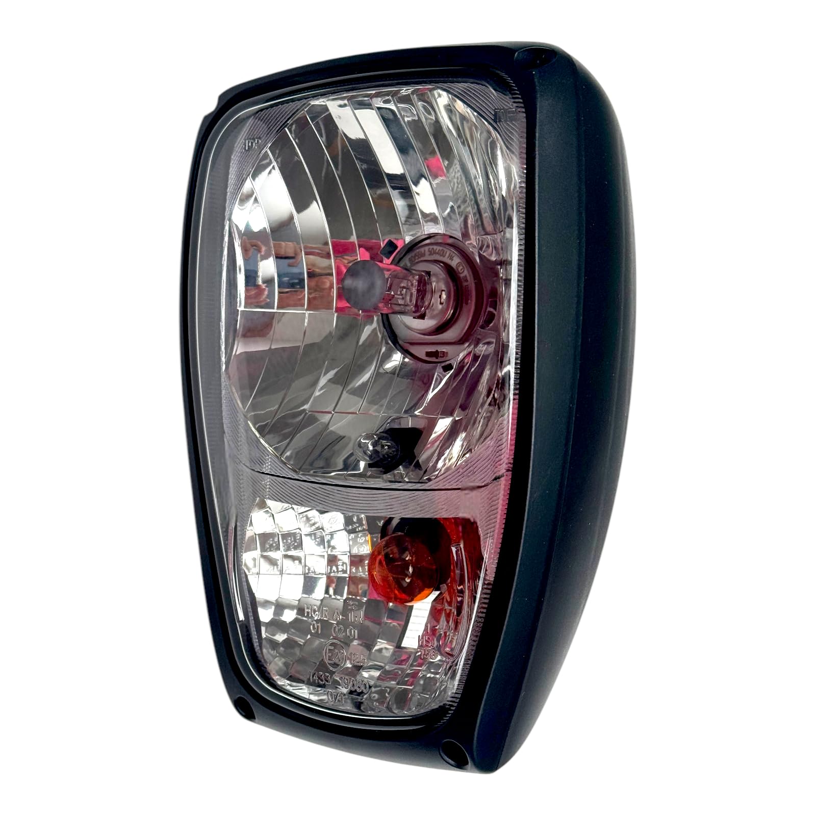 2 faros halógenos para cargadoras de ruedas, excavadoras, maquinaria de construcción (alemán DT04-6Pl universal, con bombillas de 12 V)