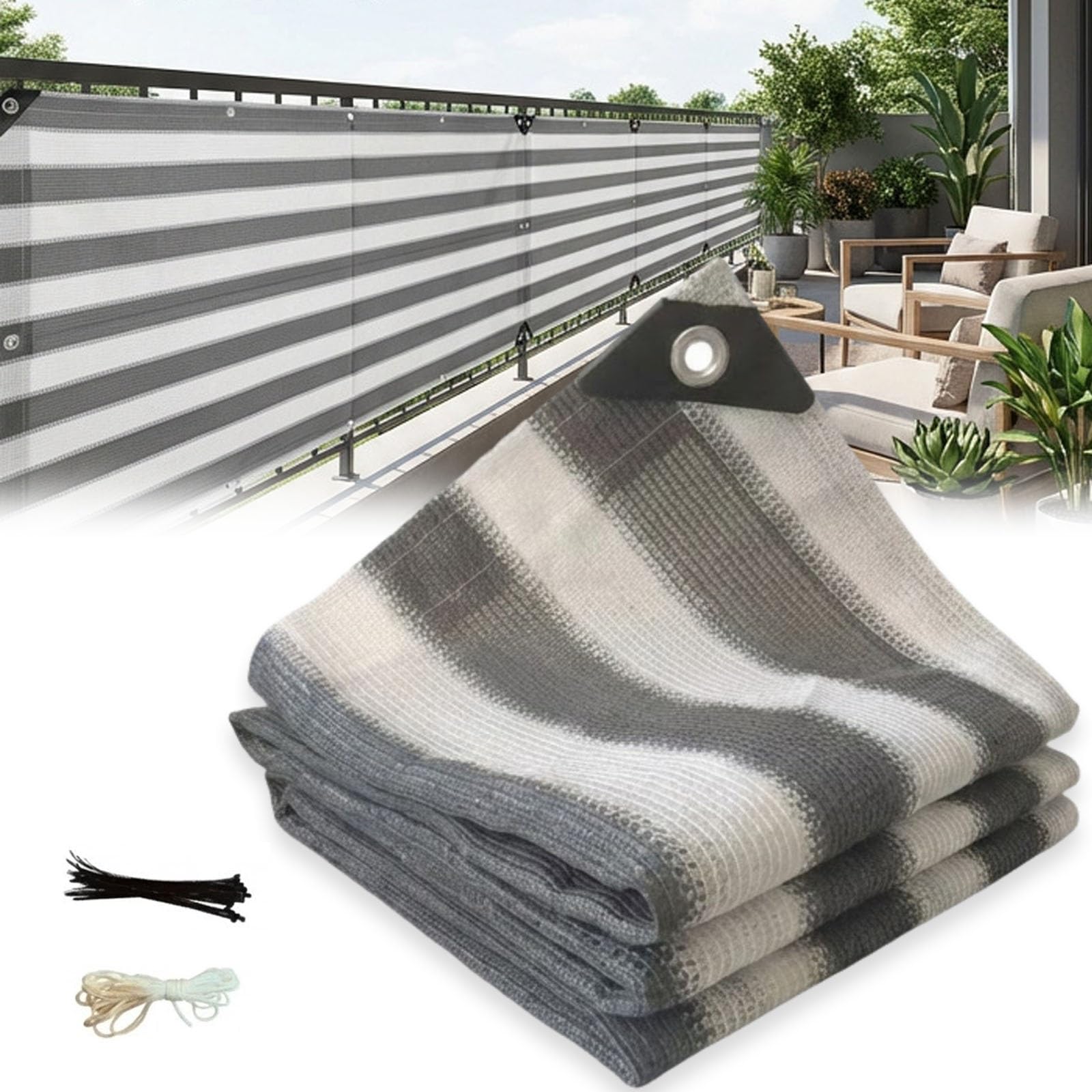 WQPMNYG Shade Cloth for Patio, 90% HDPE Outdoor Screen with Grommets, Mesh Tarp for Garden, Sun Shade Cover for Greenhouse and Gazebos, Durable Outdoor Protection