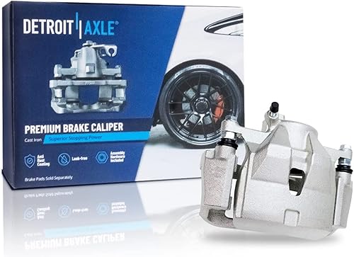 Miniatura 3 de Detroit Axle - Rotores de disco delantero de 10.827 in + pinza de freno lateral del pasajero de repuesto para Toyota RAV4 Prius V Lexus HS250H Scion