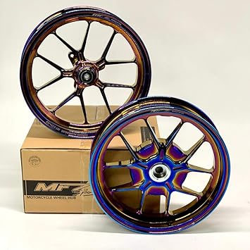 Dio50 Forged Rims 10 Inch Af18 Af28 Tuning Upgrade Cnc Aluminium Wheels By Mfz Dio 50 Amazon In Car Motorbike