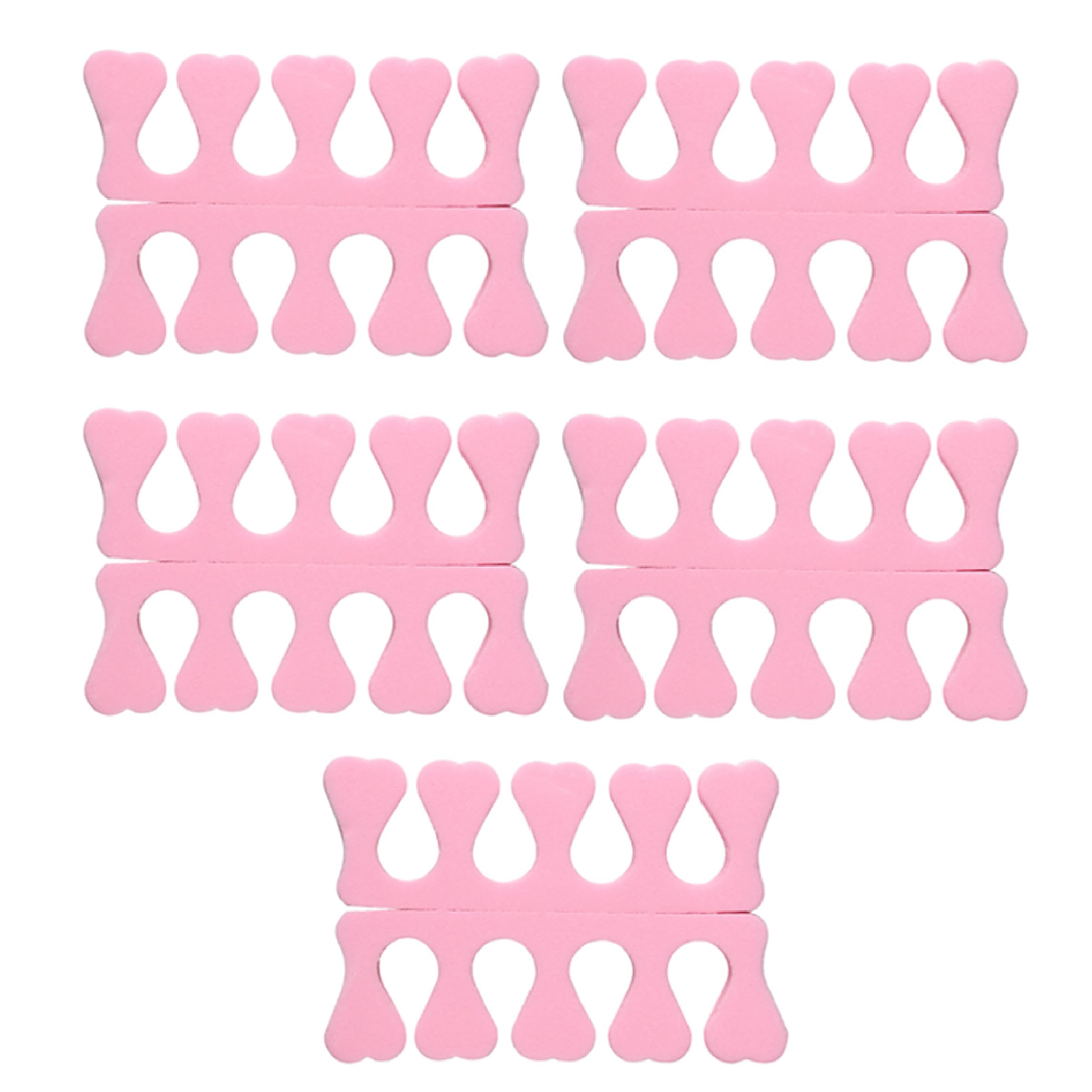 AYV 10 Piezas Separador Dedos Pie,Separadores De Dedos de Los Pies,Separador de Dedos,Espuma suave Esponja Separadores del Dedo,Manicura Pedicura Herramientas para Gel Polaco Revestimiento Pintura