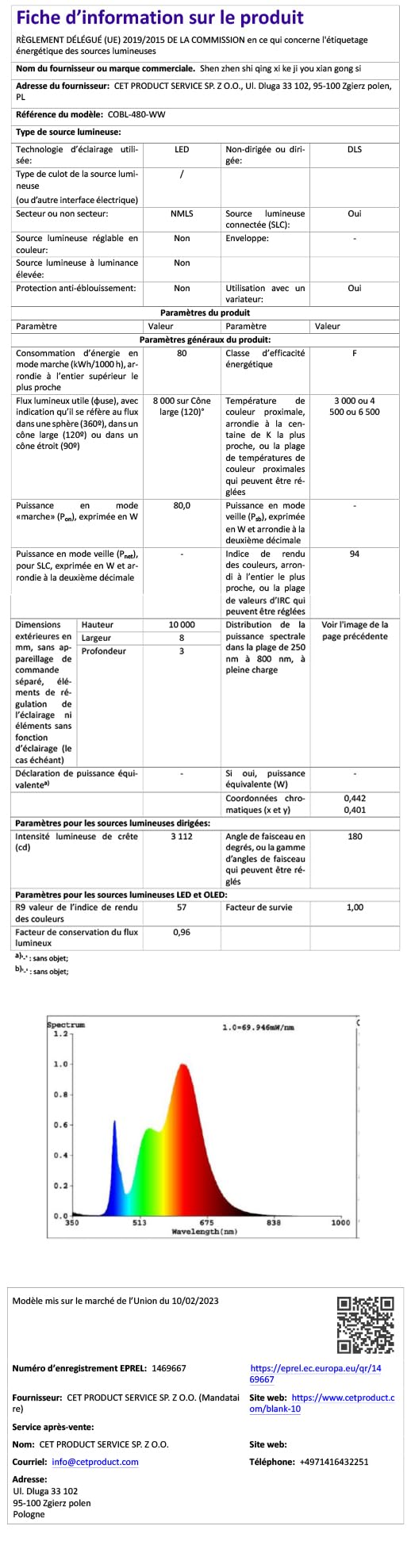 GOMING 24V 10M COB Striscia LED Bianco Caldo 3000K CRI 93+ Alta Densità 384LED/M Alta Luminosità 6800lm Non Impermeabile IP20 Flessibile Luci LED per Soggiorno Natale Bar Decorare(Senza Alimentazione)