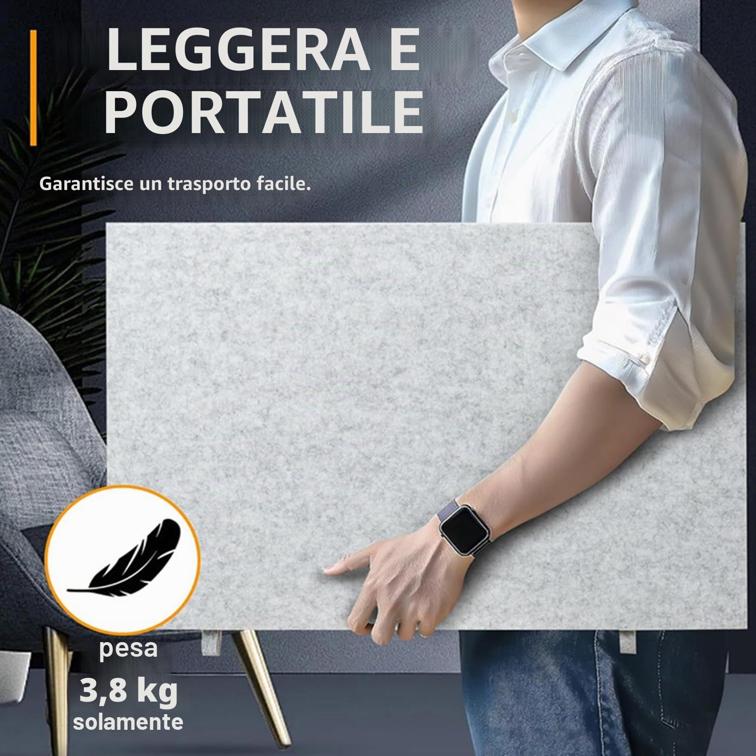 Tavola Pieghevole Per Puzzle Con Supporto e Copertina 2 In 1,Porta Puzzle Per Fino a 1000 Pezzi Con 6 Cassetti,Piano Per Puzzle Portatile In Feltro Super Leggero,Adatto Per Adulti e Bambini,Bianco