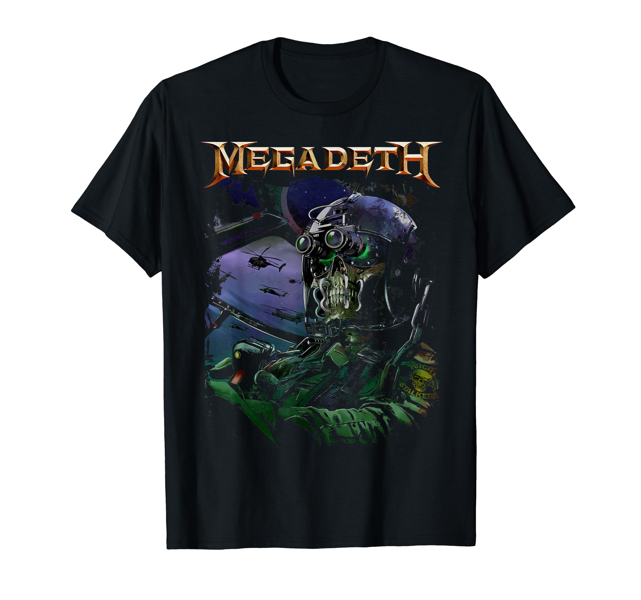 MegadethHelicopter Vic T-ShirtOEKO-TEX STANDARD 100