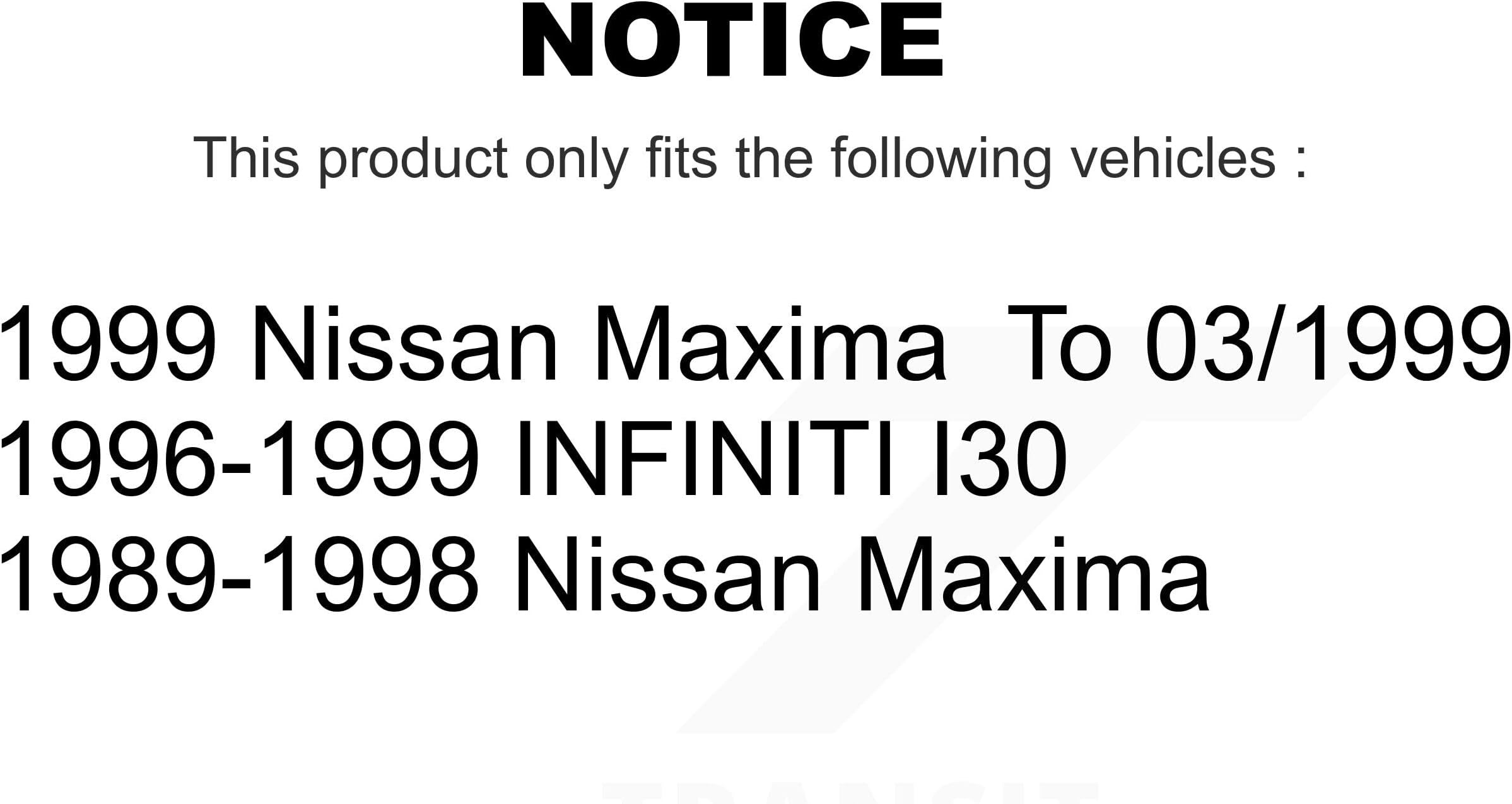 Transit Auto Front Disc Brake Rotors And Semi-Metallic Pads Kit Replacement For Nissan Maxima INFINITI I30 K8S-100258