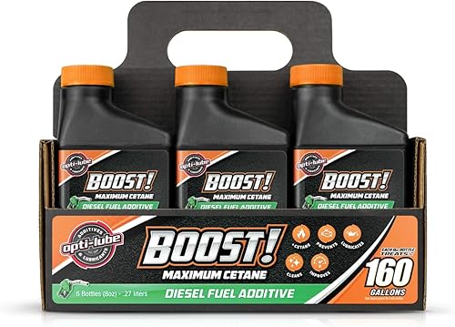 Miniatura 7 de Opti-Lube Boost - Aditivo máximo de combustible diésel de fórmula CETANE botellas de 8 onzas (paquete de 24)