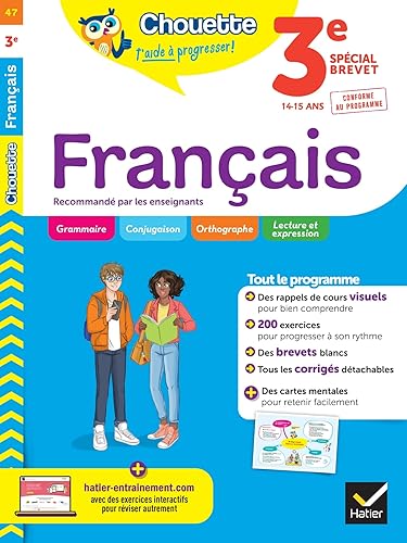 Chouette - Français 3e: cahier de révision et d'entraînement recommandé par les enseignants
