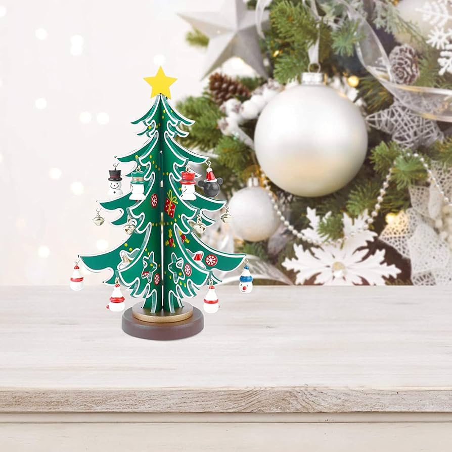 木製クリスマスツリーアドベントカレンダー、オナーメント各種