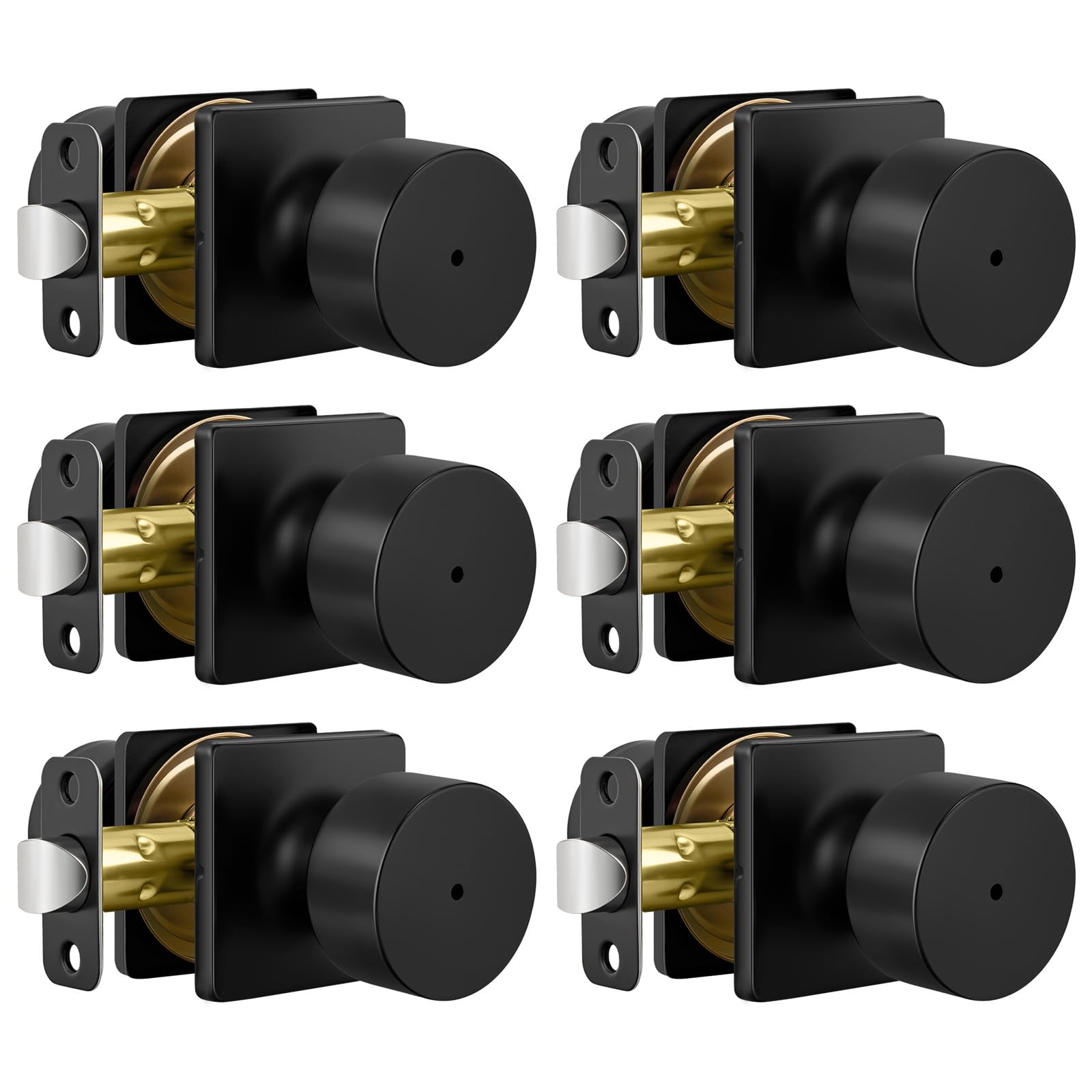 Photo 1 of Goldenwarm Privacy Door Knobs (6 Pack)