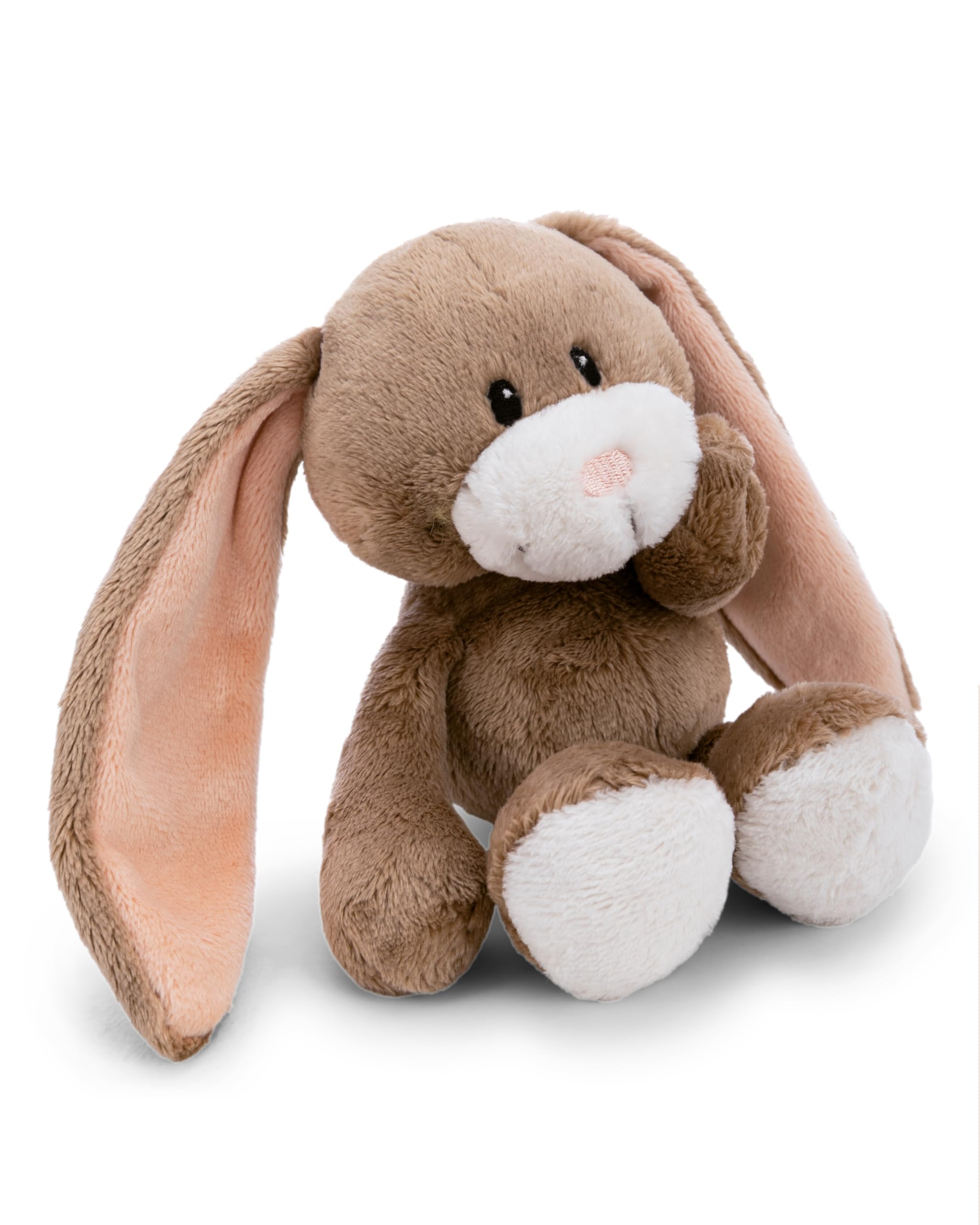 NICI Kuscheltier Hase Lopino 20cm in Geschenkbox 22,5x12,5x7cm - braun - Stofftier aus weichem Plüsch, niedliches Plüschtier zum Kuscheln und Spielen, für Babys & Kleinkinder