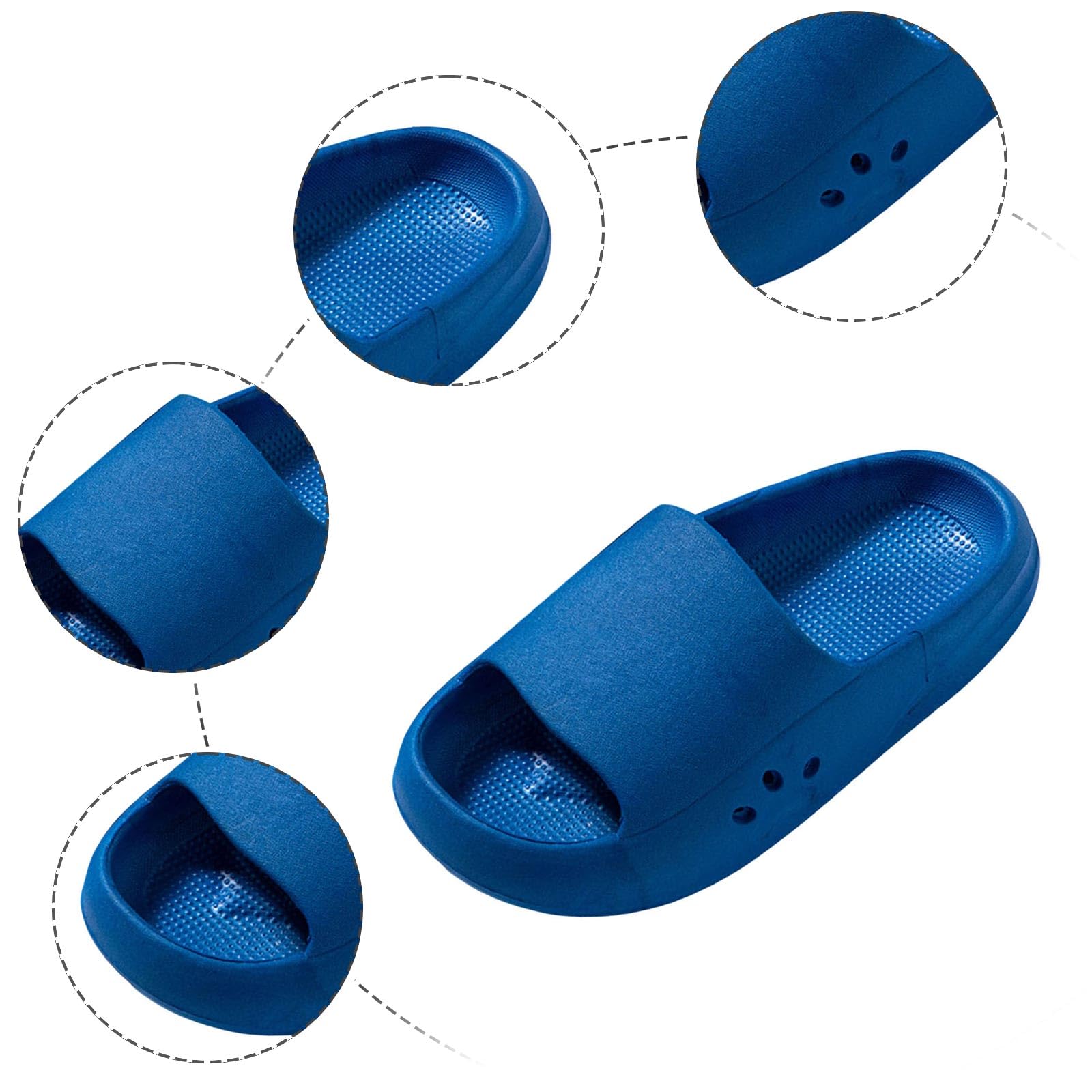 Pantoufles d'été pour Filles Claquette Enfant Pantoufle Antidérapantes Enfants pour Piscine et Plage Claquettes Confortables Fille Garçon Pantoufles de Bain Plates Sandales