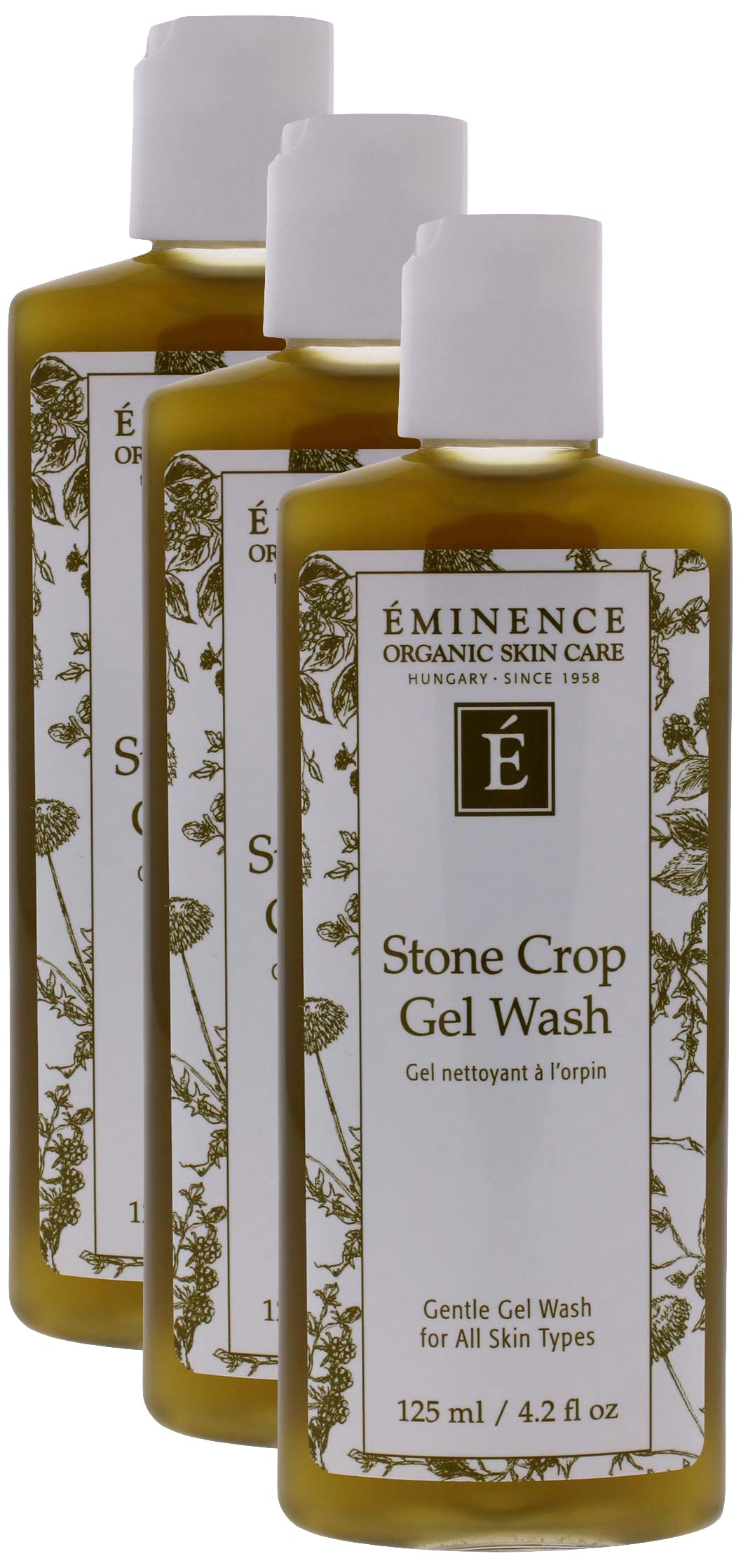 Eminence Organic Skincare. Stone Crop Gel Wash(125 ml) (Pack of 3)