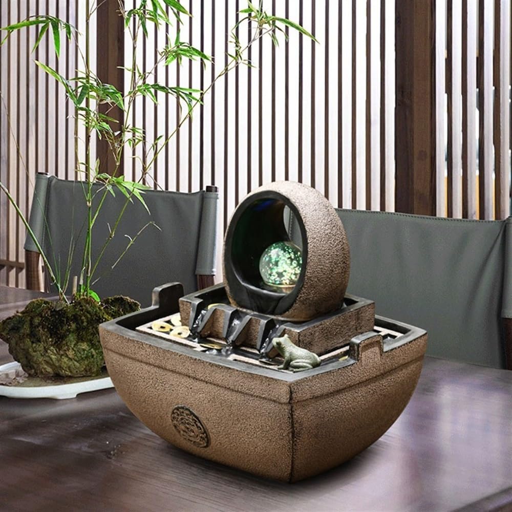 Fontane da tavolo Soggiorno con fontana da tavolo Feng Shui