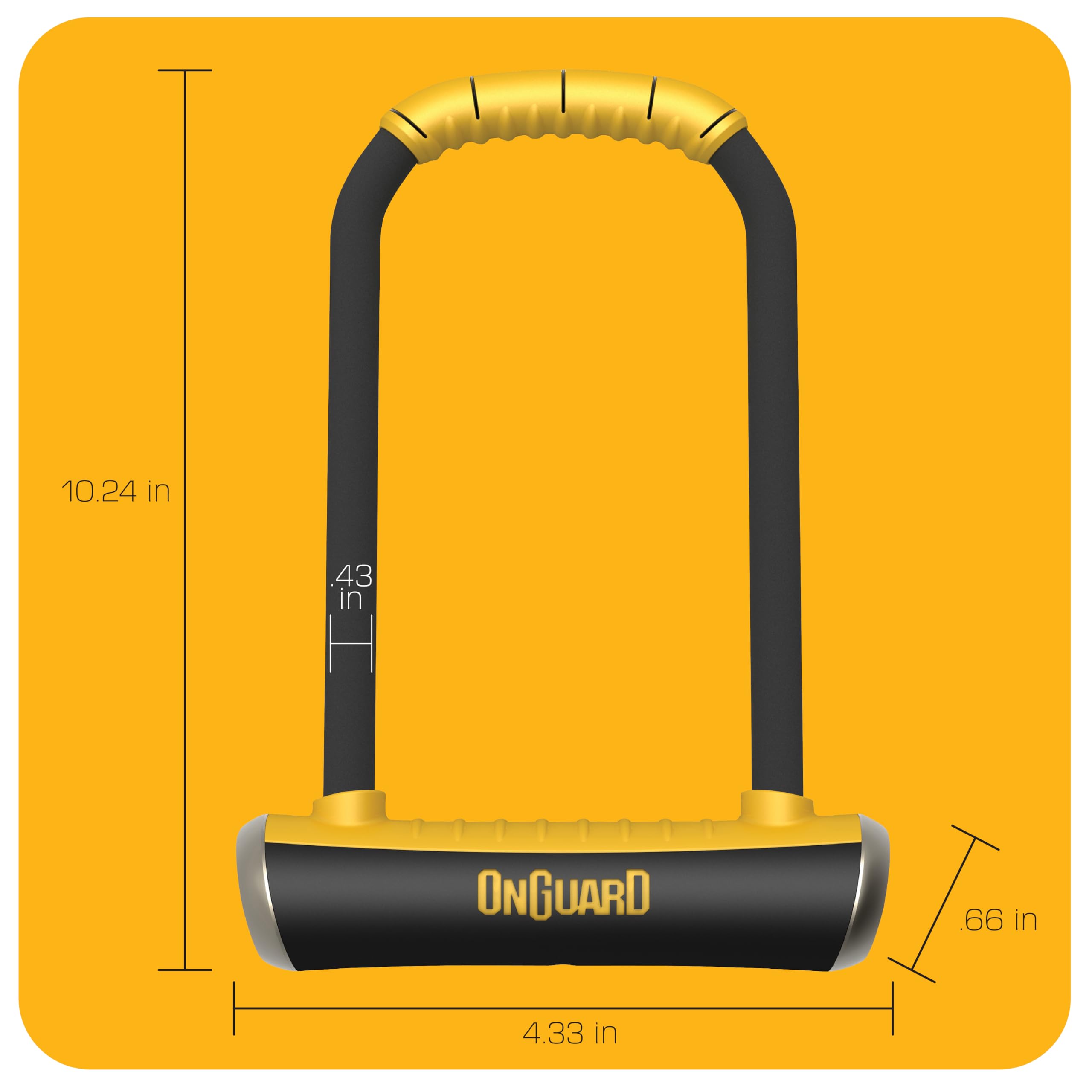 【PSA10】ジ・O ネグザ BK031R Amazon.com: OnGuard Brute LS U-Lock, 4.37” x 10.24” : Sports