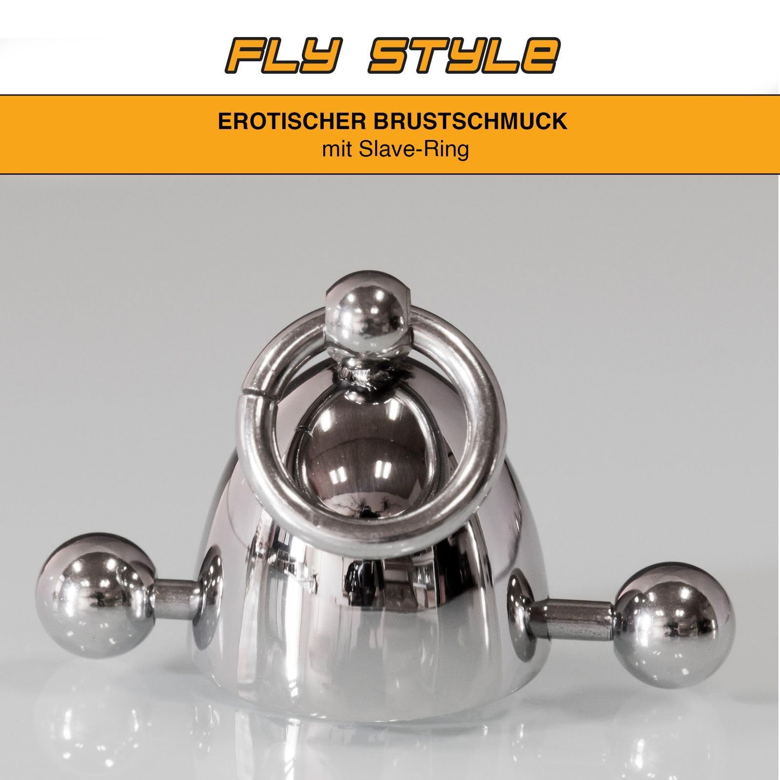 Fly Style Nippelpiercing Chirurgenstahl 316 L - Ring der O - BDSM Schmuck - Nipple Piercing/Brust Piercings aus Edelstahl
