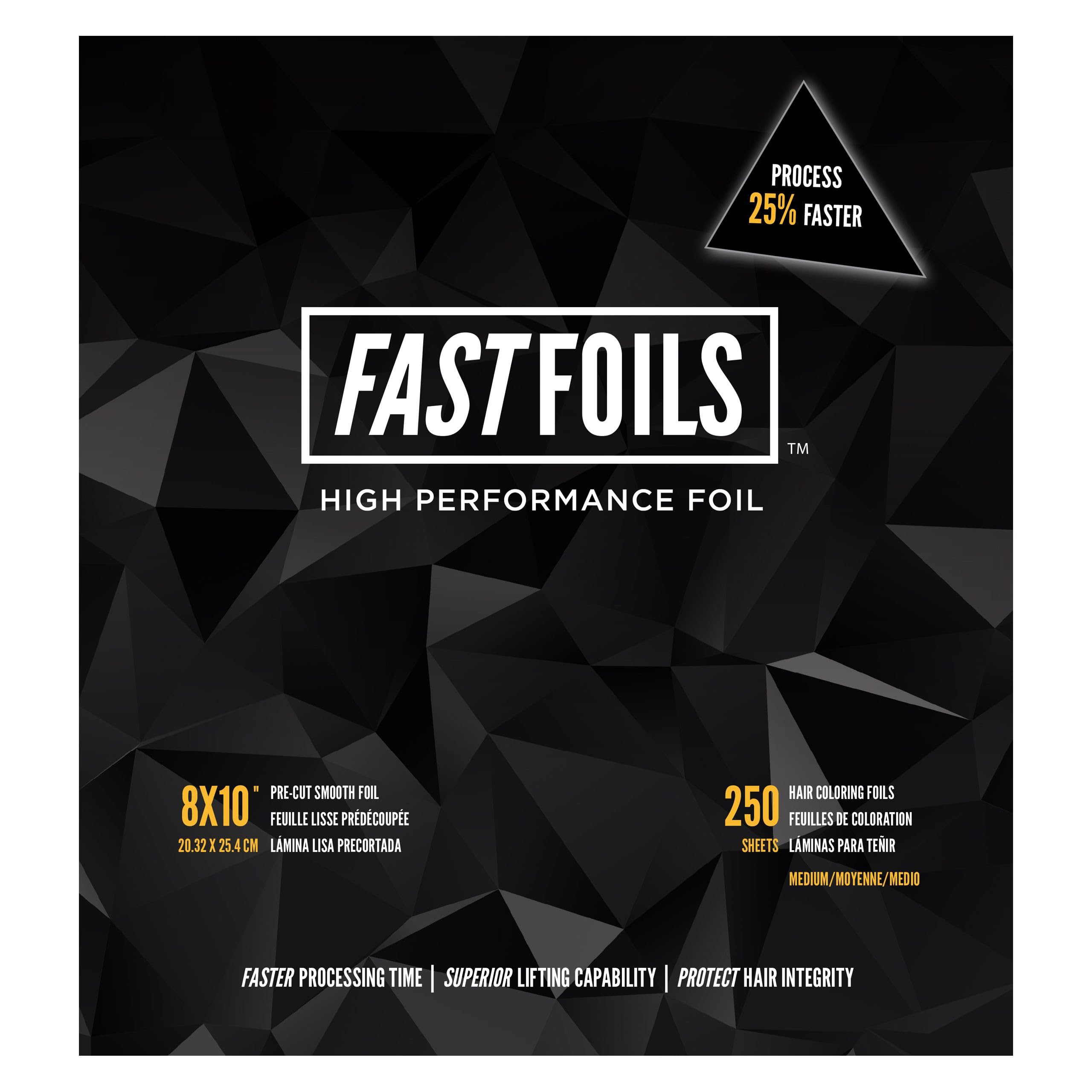 8 X 10 Inches Pre Cut Foils - High Performance Hair Foil - Heavy Weight - 250 Sheets
