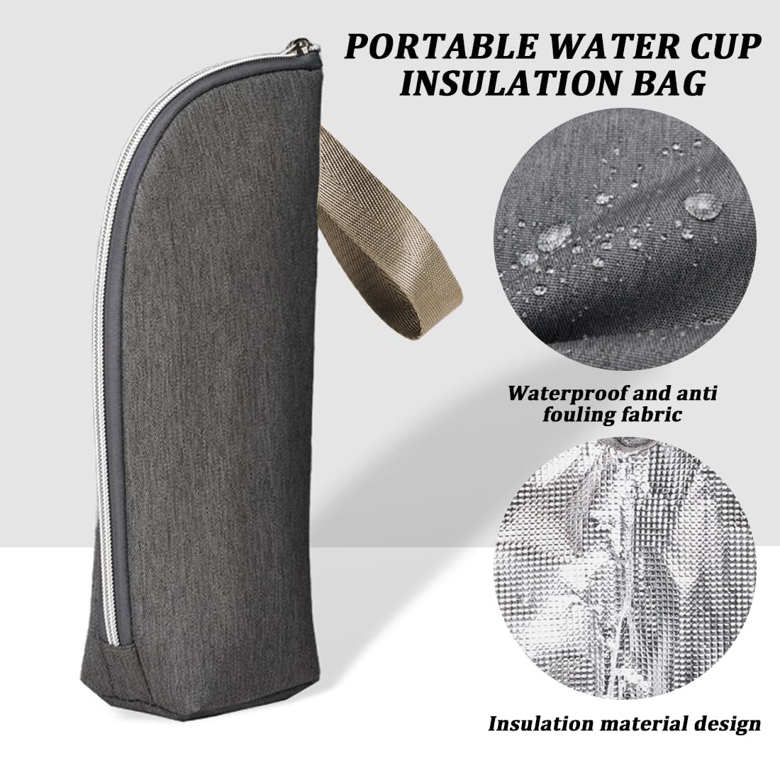 Borsa Isotermica Thermos Portatile Grigio