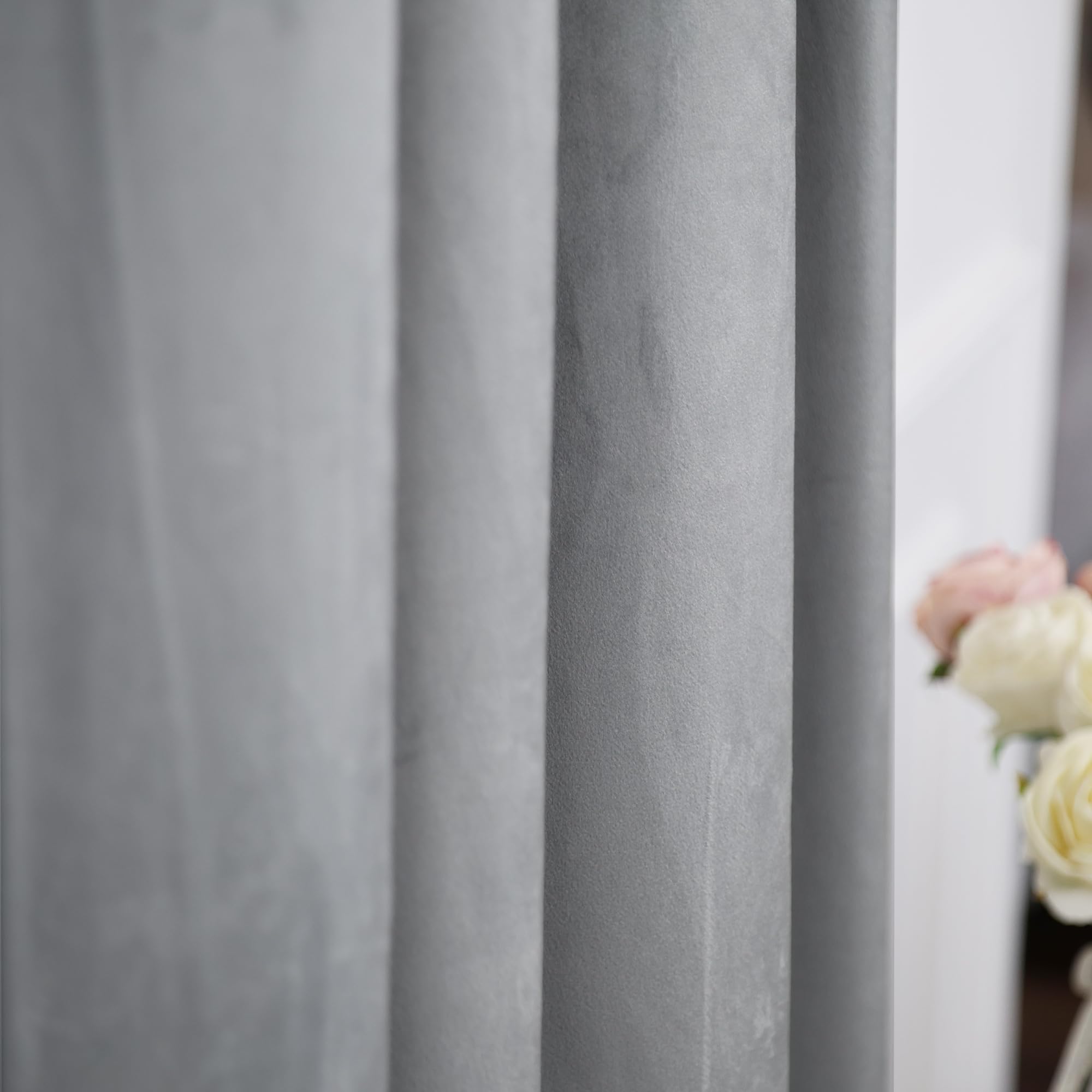 StangH Lot De 2 Rideaux Occultants En Velours à œillets Pour Fête D'anniversaire, Vacances