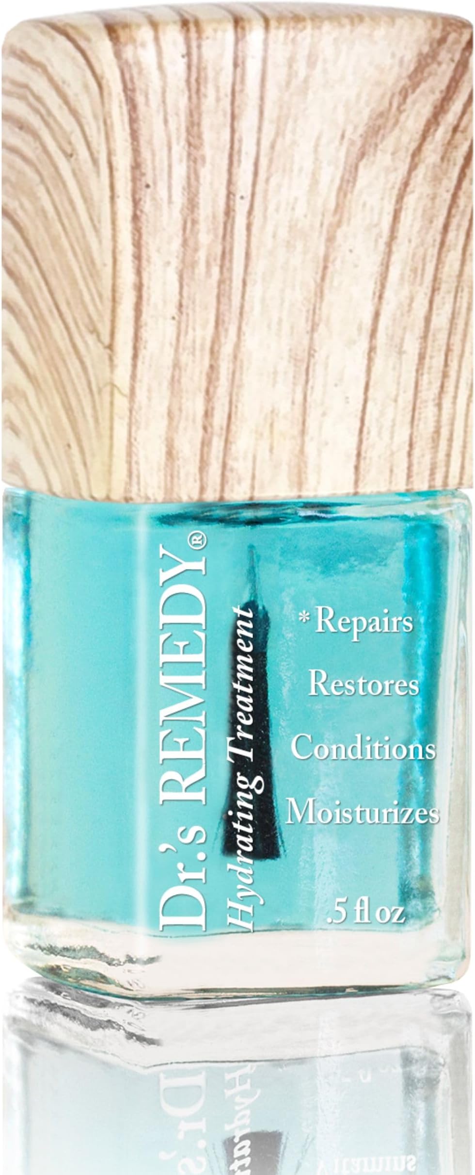 Dr.'s Remedy Nail Strengthener for Damaged Nails, Healing Hydration Nail Moisturizer and Hardener Treatment for Growth, Repair and Thickness - 0.5 Fluid Ounce