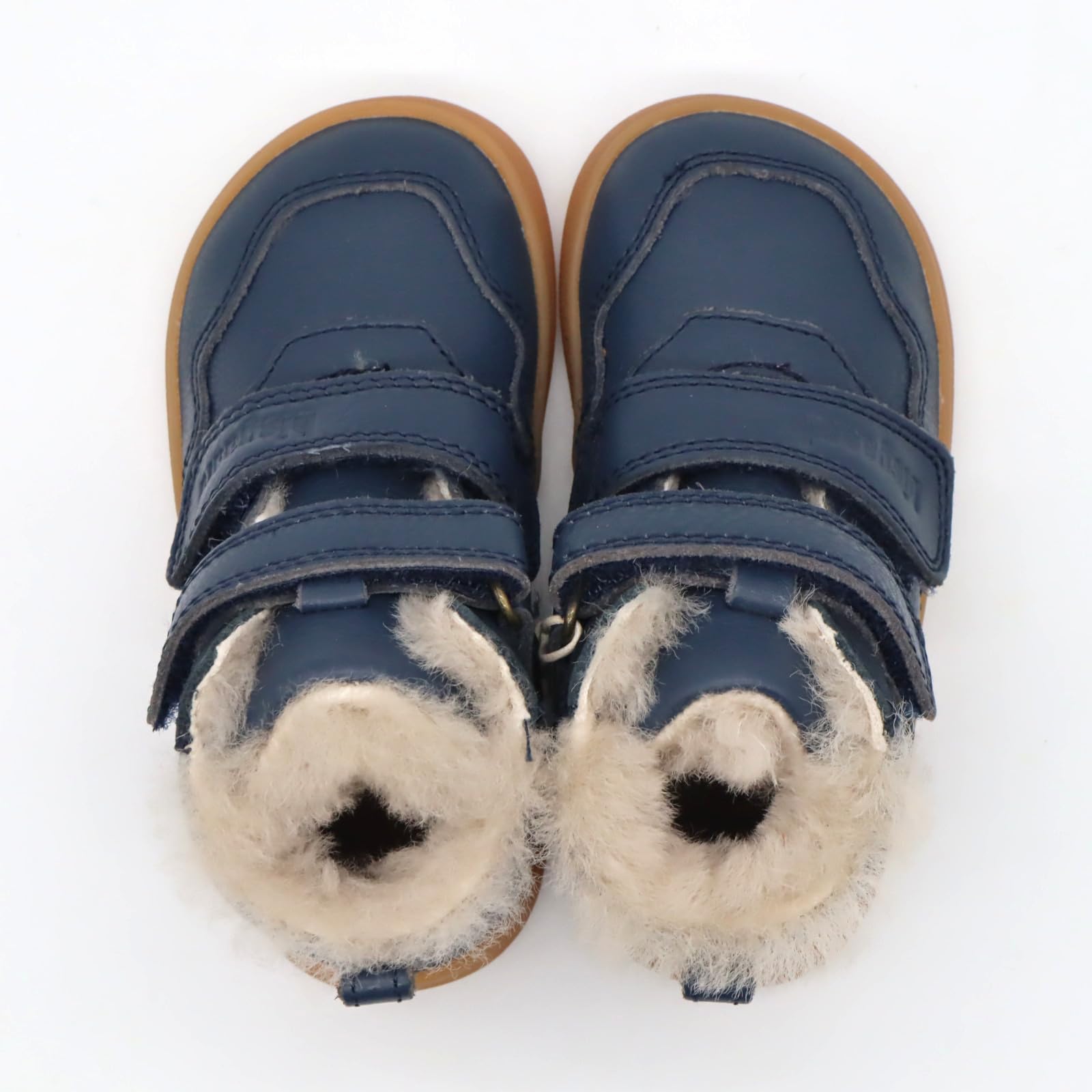 Lammfell-Laufschuhe Becky Navy von bis-kids