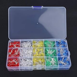 Diode, 500Pcs LED Diode, Car Decorations for DIY LED Projects Signal Indicator School Science Experiment