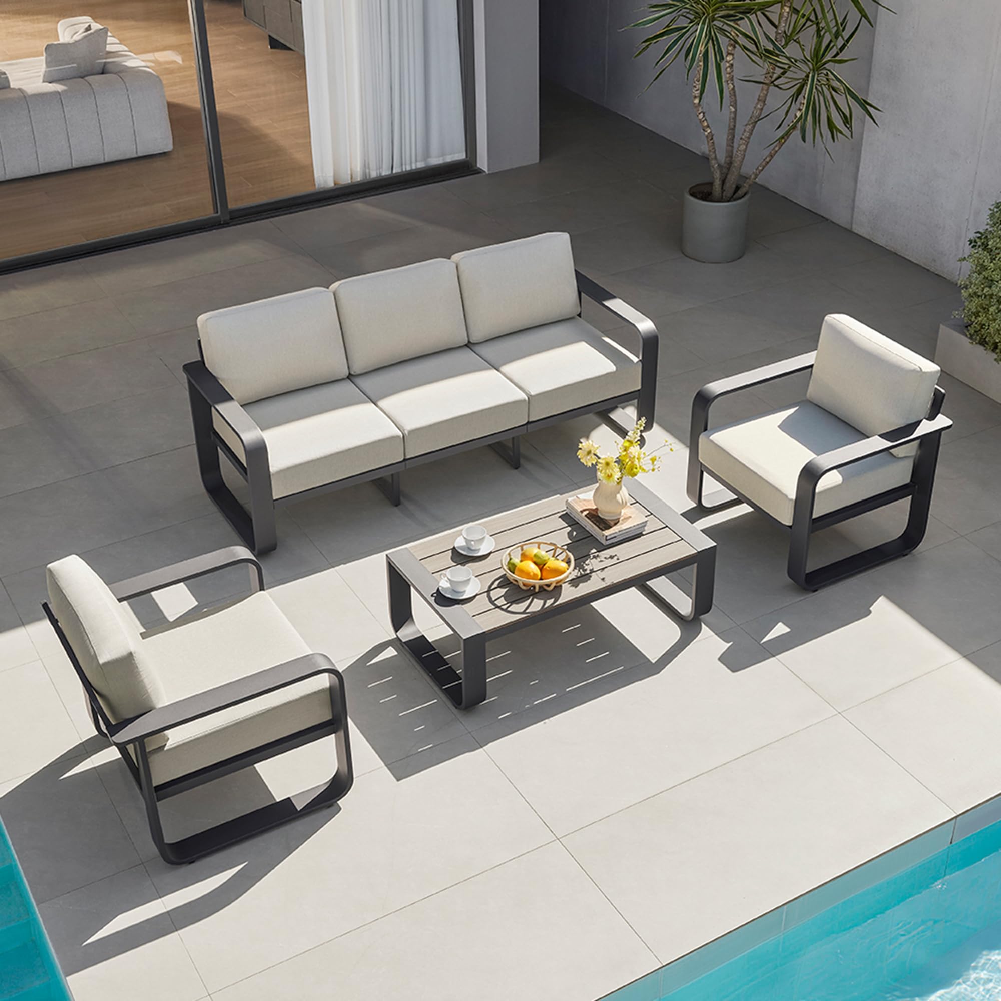 CHITA Outdoor Furniture Set 4 Piece