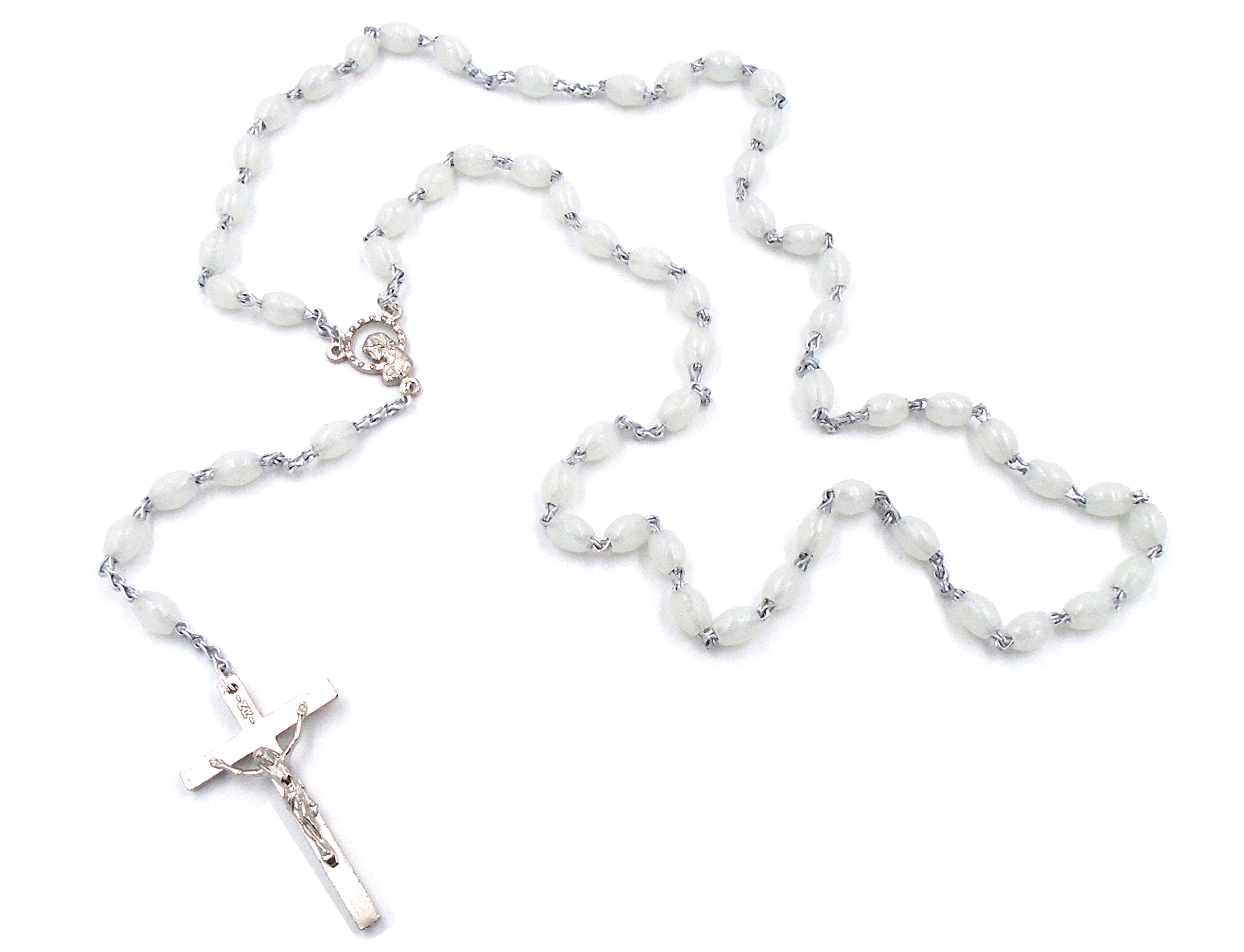 Glow-In-The-Dark"INRI" Resin Rosary by J.C. Walsh & Sons- Made In Ireland
