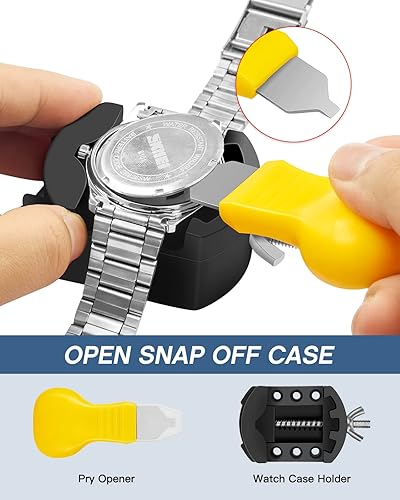 Miniatura 3 de Vastar Watch Repair Kit Watch Repair Tools Professional Spring Bar Tool Set Watch Band Link Pin Tool Set with Carrying Case