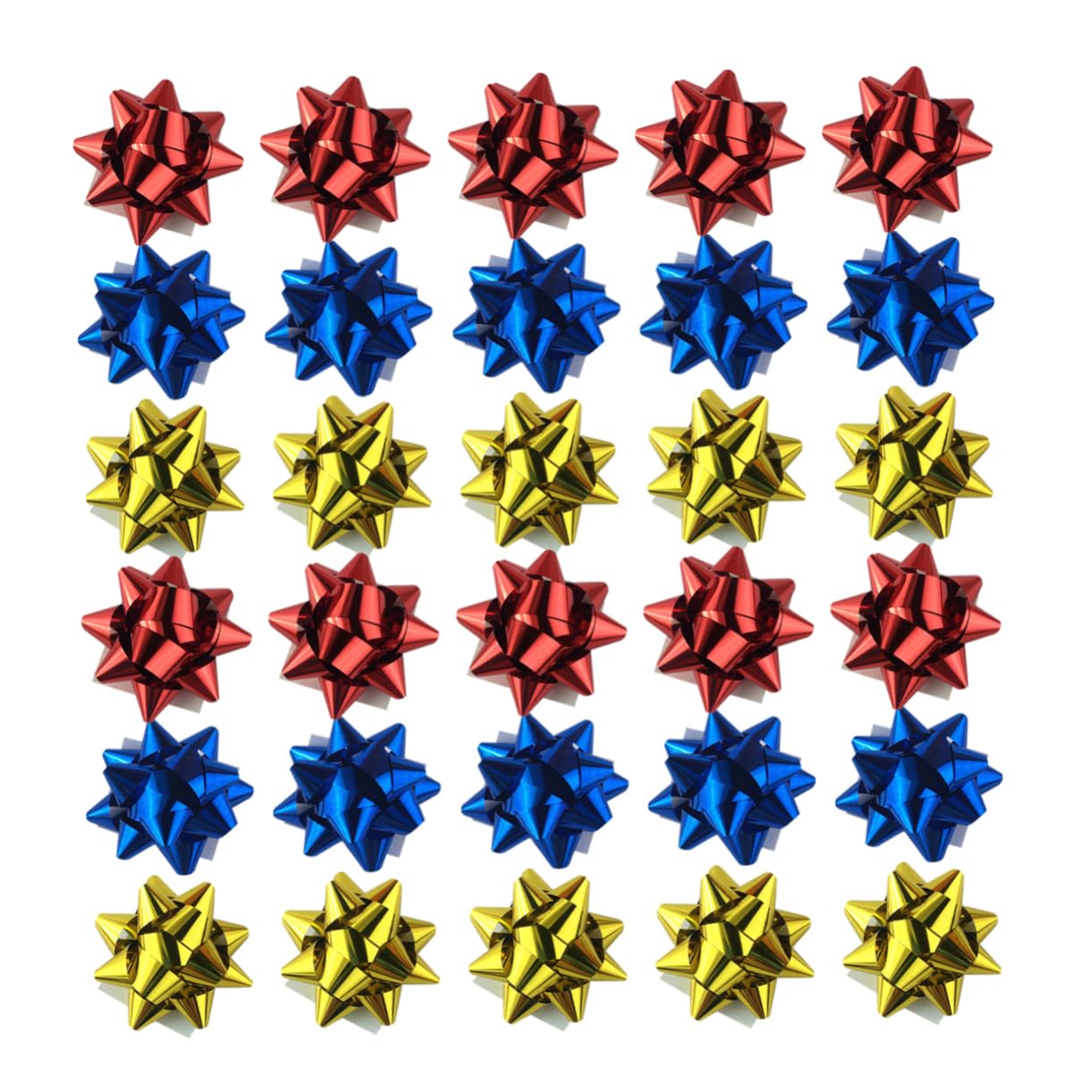 3 Juegos De Cintas De Flores para Envolver Decoración para Bodas Fiestas Festivales Kit De Manualidades 120 Piezas X 3