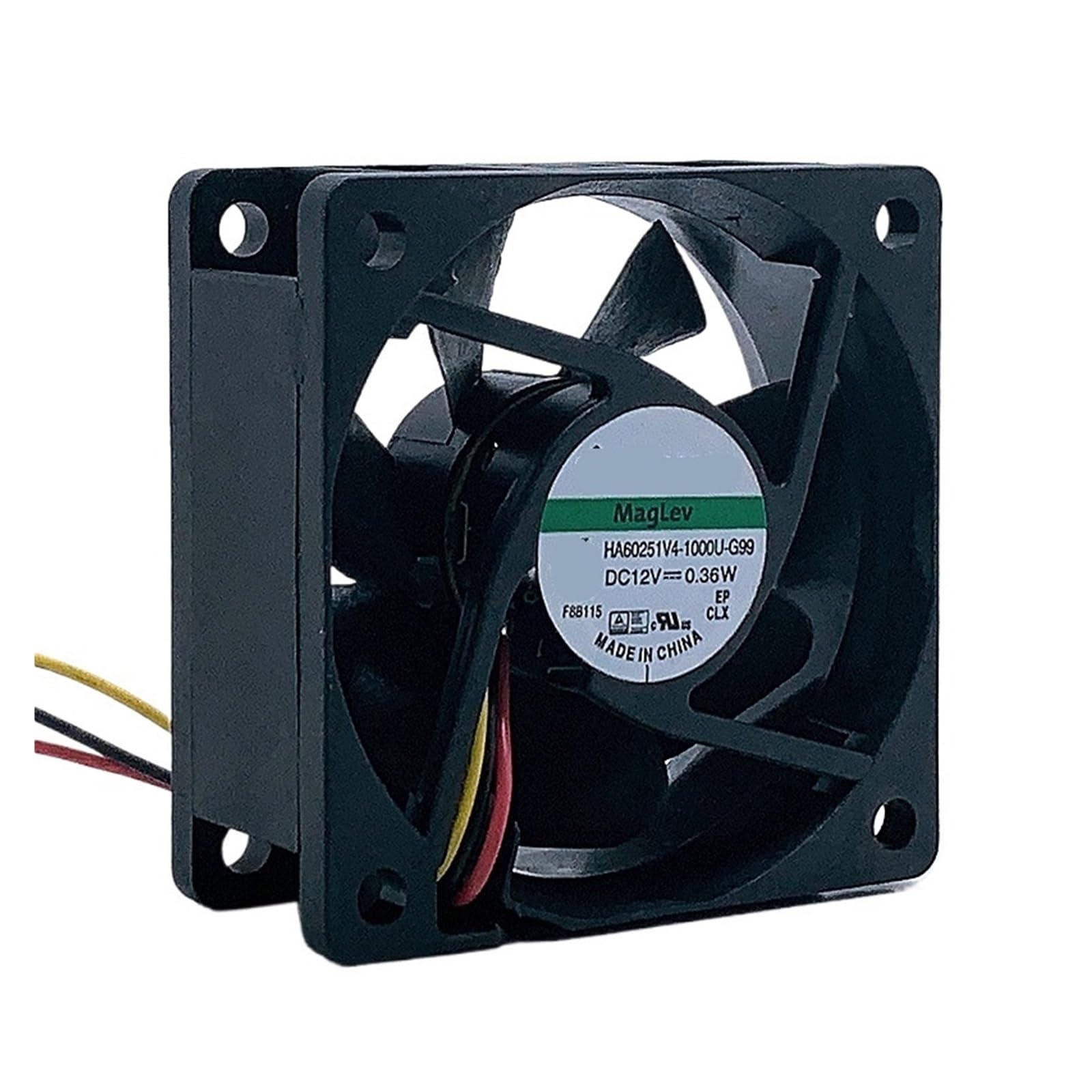 TPKMVGAP 2pcs HA60251V4-1000U-G99 60mm 6025 60X60X25mm 12V 0.36W Cooling Fan