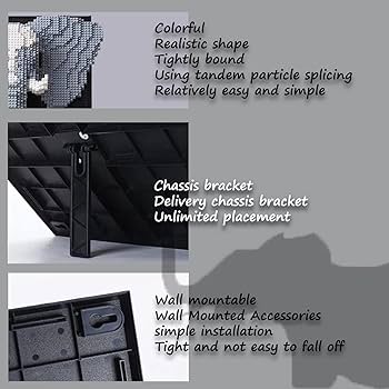 Amazon.com: BDYDT Wall Art Elephant Building Blocks Set; A