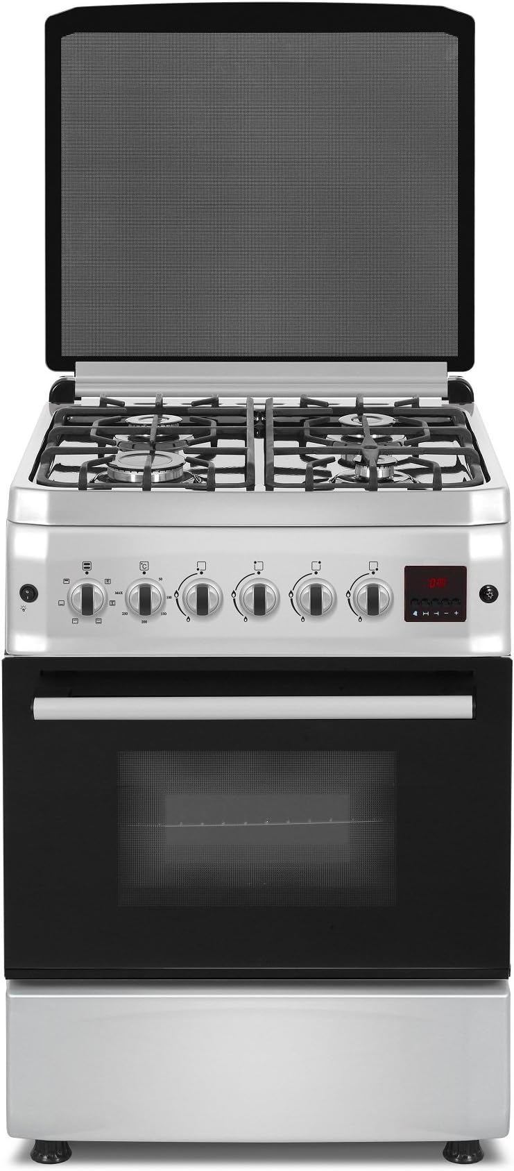 Carysil Stainless Steel FSCR-02 4 Burners Gas Cooking Range (Silver)