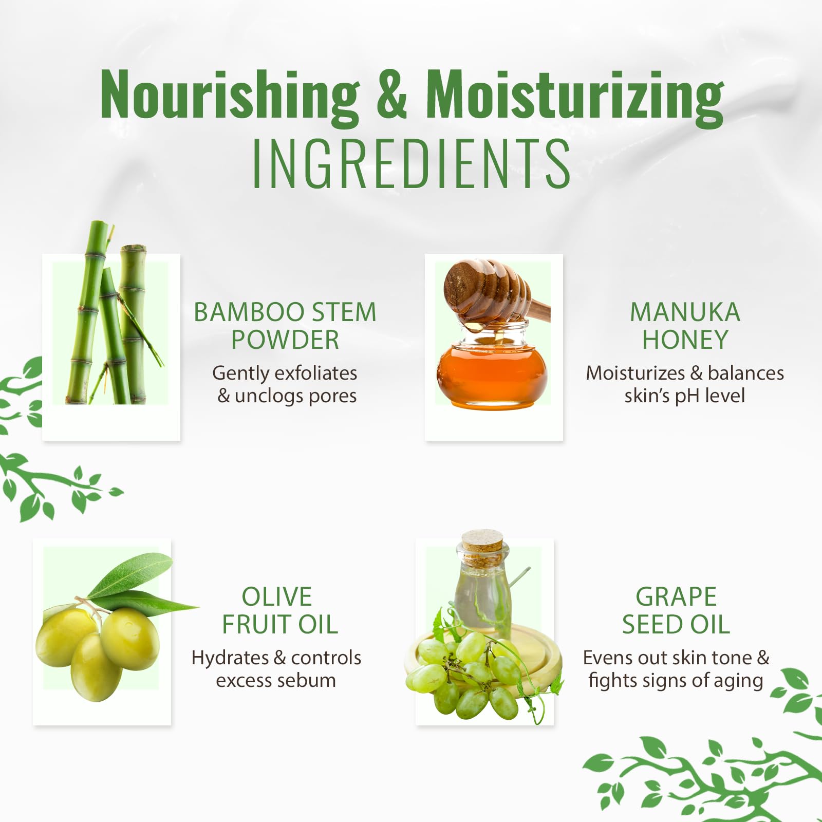 Wild Naturals Manuka Honey Scrub, exfoliante suave y natural para controlar las imperfecciones, limpiador facial no tóxico para acné, eccema, puntos negros, piel seca y sensible E