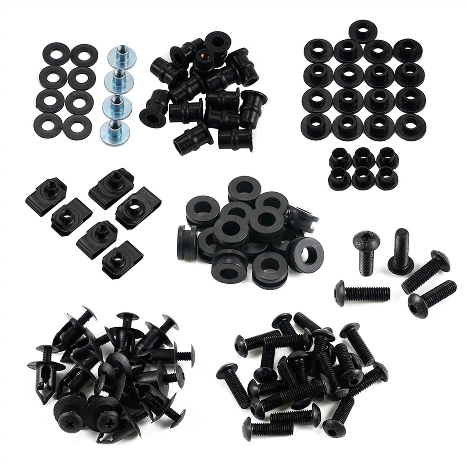Kit Bulloni Carena Per Honda CBR600RR 2005-2006 | Viti In Lega Nero | Set Completo Per Carrozzeria Moto - Foto 5