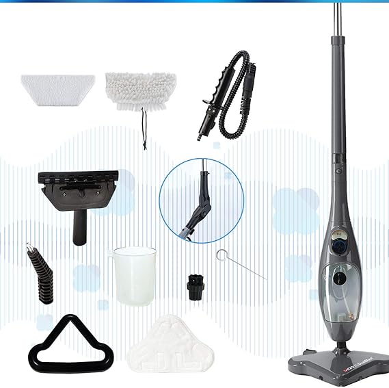 H2O MOP® X5 Green Steam Mop (H2O Mop X5 Dual Blast (Grey)) Amazon.ca