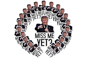 Show Your Support with Bold 'Trump Miss Me Yet' Stickers