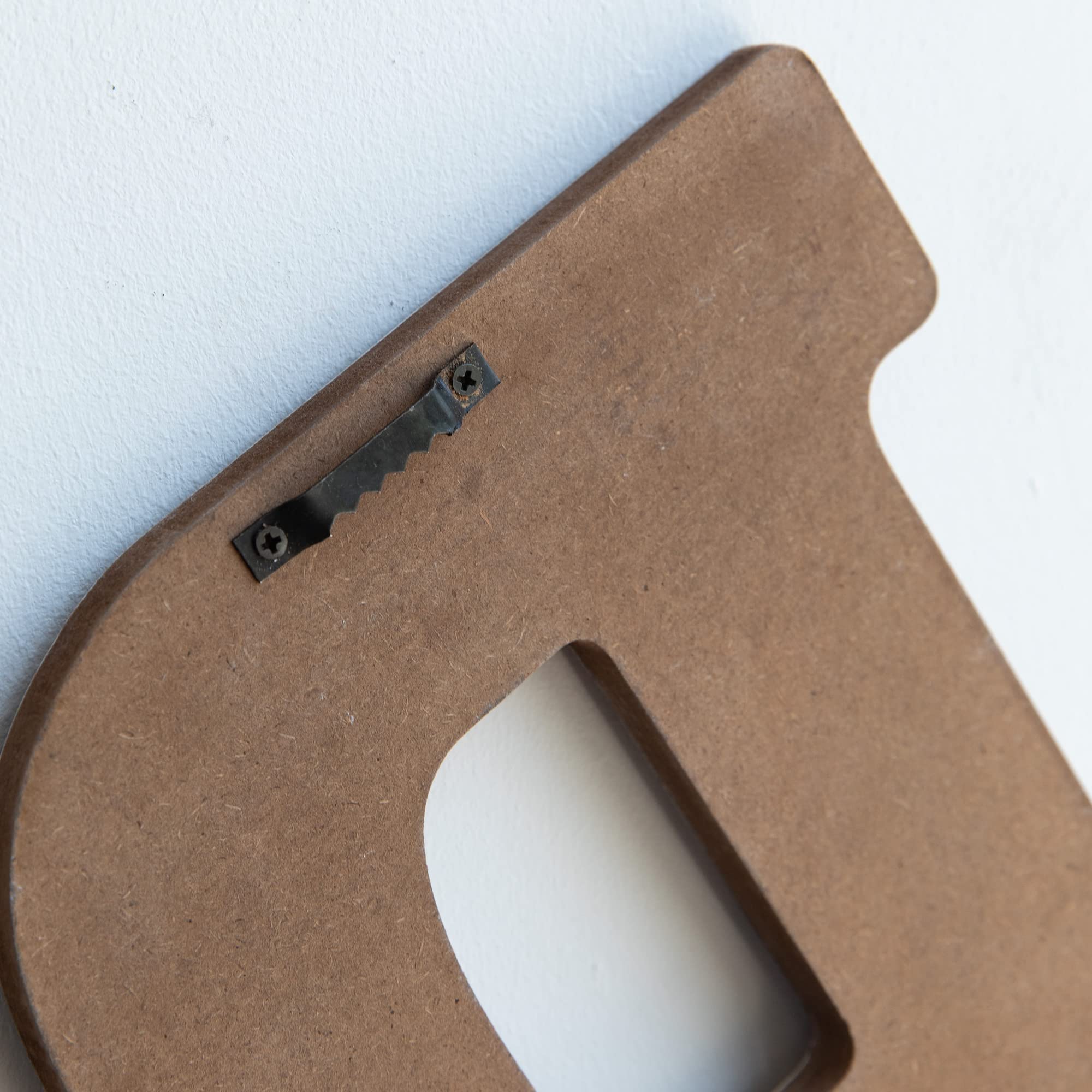 COLLECTIVE HOME - Letras de madera de 12 pulgadas para decoración de pared, letrero de pared rústico, letreros decorativos del alfabeto, número de casa, decoraciones para boda, cumpleaños, fiesta de